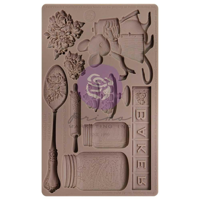 Prima Marketing Decor Mould 5x8 - Bakers Delight - The Home Baker, 672782 by: The 3 Girls Tale