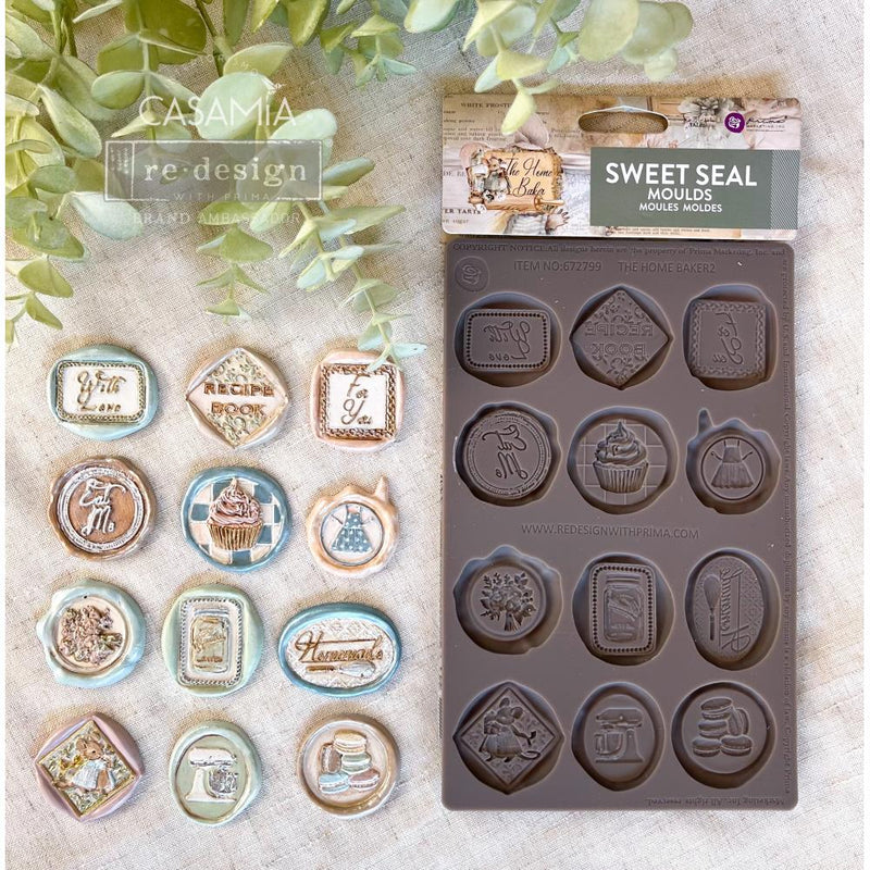 Prima Marketing Decor Mould 5x8 - Sweet Seal- The Home Baker, 672799