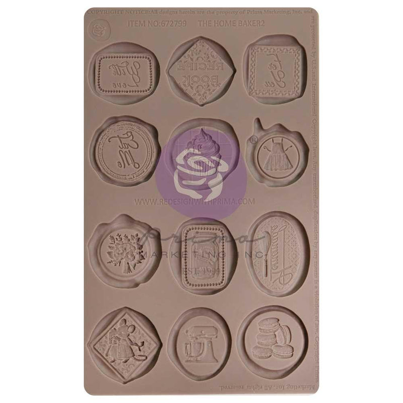 Prima Marketing Decor Mould 5x8 - Sweet Seal- The Home Baker, 672799