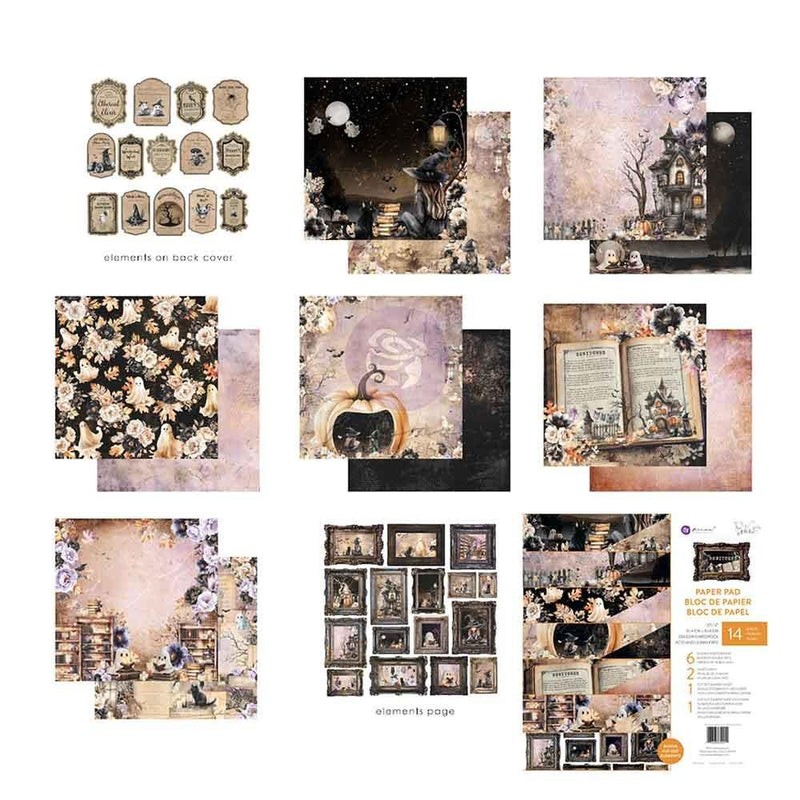 Coming soon - Prima Marketing - Bewitched - 12x12 Paper Pad, 677763 by The 3 Girls Tale