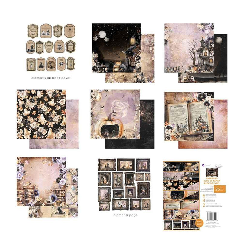 Coming soon - Prima Marketing - Bewitched - 6x6 Paper Pad, 677770 by The 3 Girls Tale