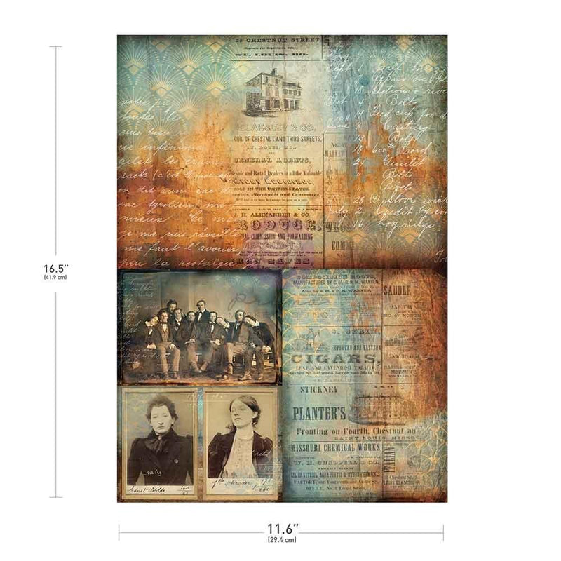 Prima Marketing - Finnabair A3 Decoupage - Chestnut Street, 679859