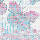 Dimensions Needlecrafts -  Cross Stitch Kit 10"X13" - Floral Butterfly 14Ct, 70-35448