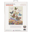 Dimensions Needlecrafts -  Cross Stitch Kit 10"X13" - Floral Butterfly 14Ct, 70-35448