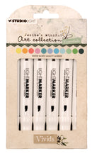 Studio Light Jenine's Mindful Art Light Markers 12/PC - Vivids, ESMARK32