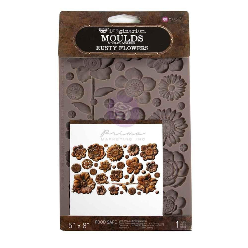 Prima Marketing - Finnabair Mould - Rusty Flowers, 951429