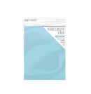 Craft Perfect Pearlescent Cardstock 8.5X11 5Pc - Caribbean Sea, 9547E