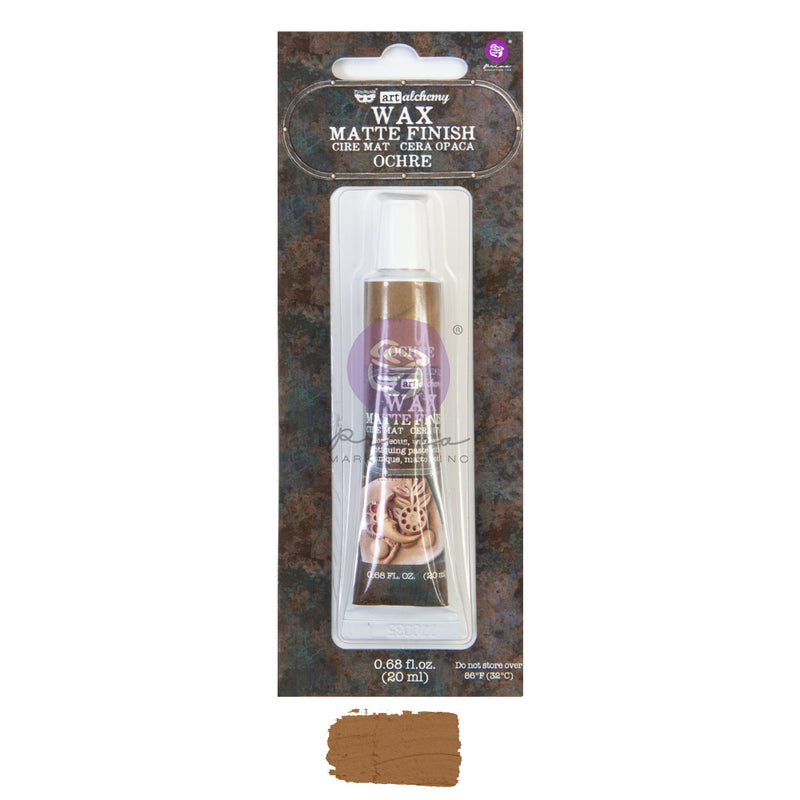 Finnabair Art Alchemy Matte Wax .68fl oz - Ochre, 968687