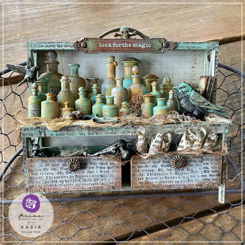 Prima Marketing Decor Mould 5x8 - Flocking Birds, 969516