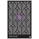 Finnabair Stencil 6x9, Art Deco Wall, 969745