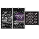 Finnabair Art Alchemy Stencil Set - Perfectly Grungy, 969967