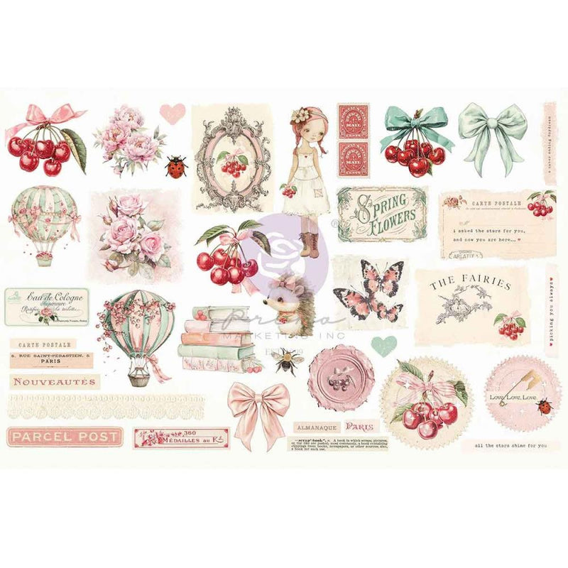 Prima Marketing - Cherry Sweet - Ephemera Pink Dreams, 981952 by Frank Garcia