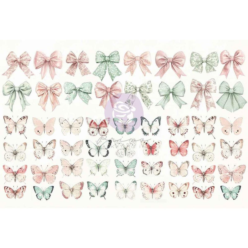 Prima Marketing Cherry Sweet Ephemera Bows & Butterflies, 981983 by Frank Garcia