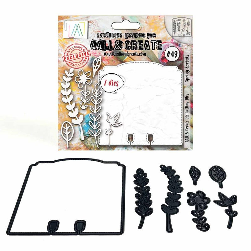 AALL & Create Cutting Die Set - Spring Sprouts, AALL-DI-049