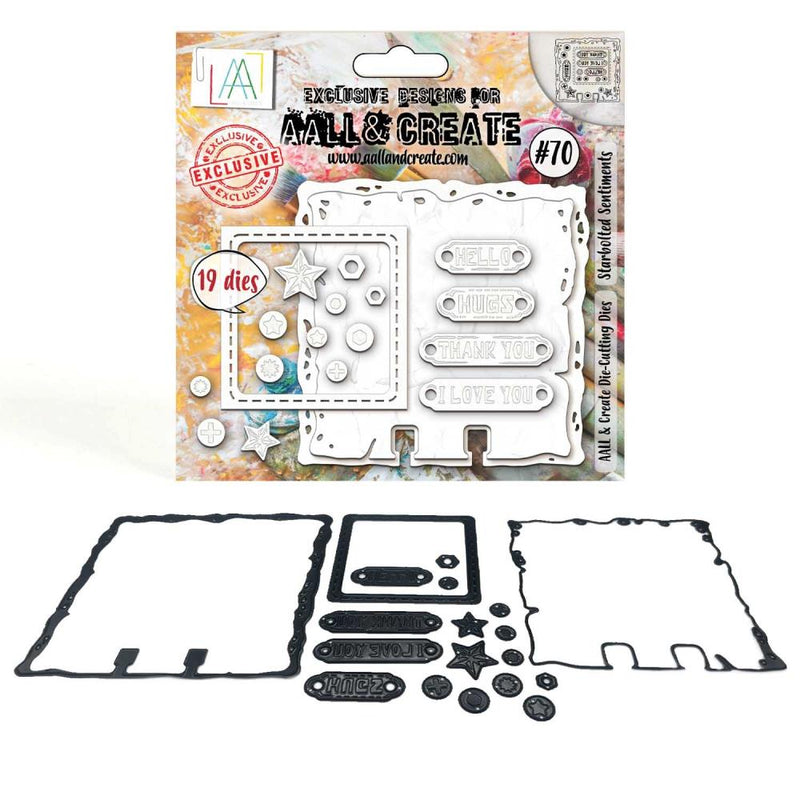 AALL & Create Cutting Die Set - Starbolted Sentiments, AALL-DI-070