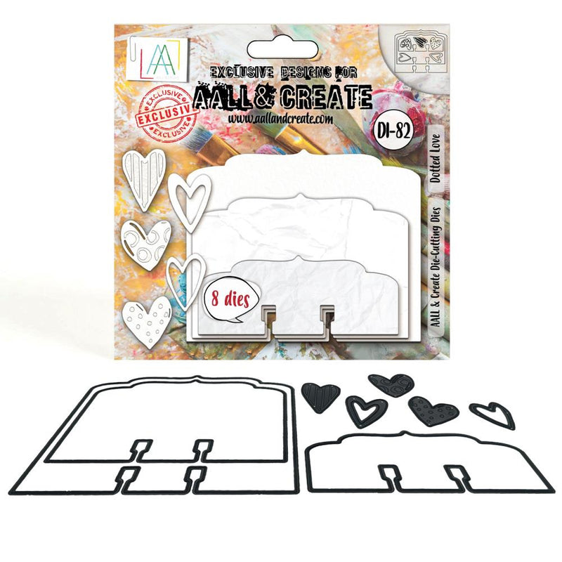 AALL & Create Cutting Die Set - Dotted Love, AALL-DI-082