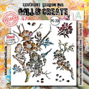 AALL & Create Stencil 6"X6" - Cherry Drift, AALL-PC-238