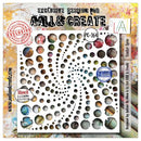 AALL & Create Stencil 6"X6" - Center Spin, AALL-PC-264