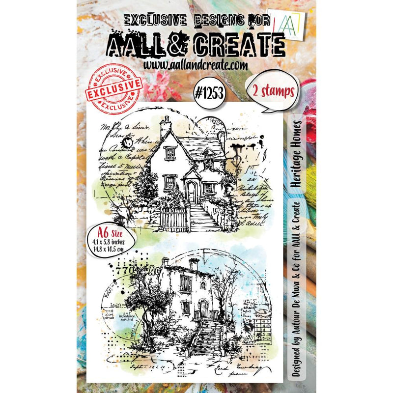 Coming Soon - AALL & Create A6 Clear Stamp Set - Heritage Homes, AALL-TP-1253