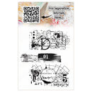 AALL & Create A7 Clear Stamp Set - Stained Geometry, AALL-TP-1261