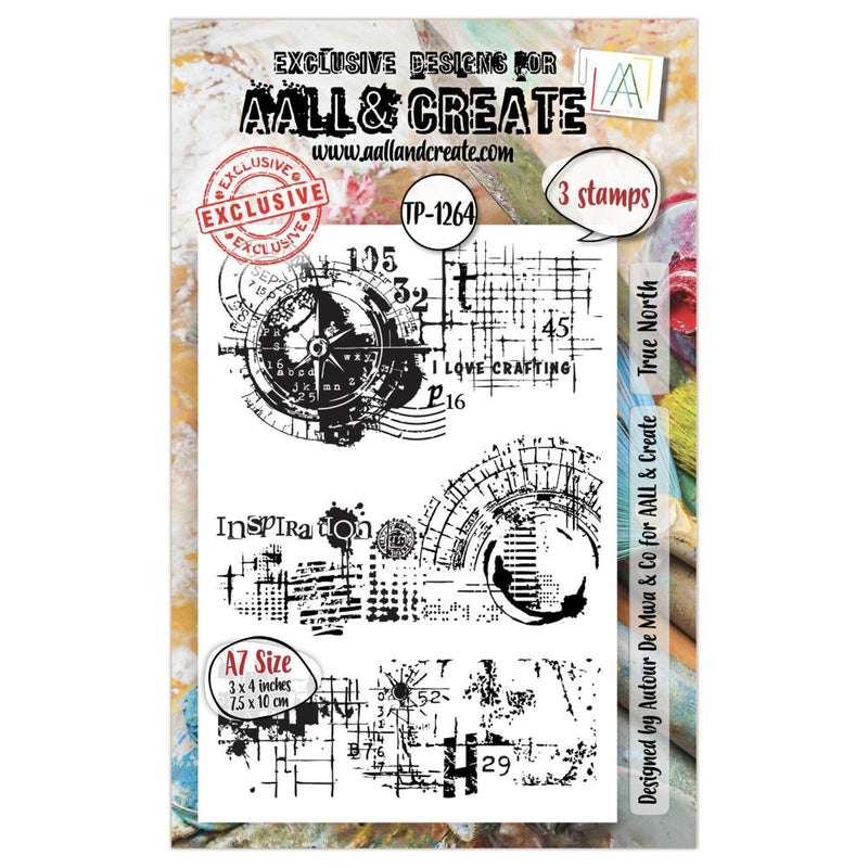 AALL & Create A7 Clear Stamp Set - True North, AALL-TP-1264