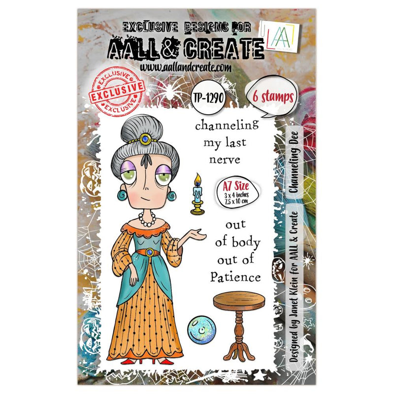 AALL & Create A7 Clear Stamp Set - Channeling Dee, AALL-TP-1290