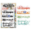 AALL & Create A6 Clear Stamp Set - Torn Prints, AALL-TP-1336
