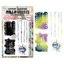 AALL & Create A6 Clear Stamp Set - Sewn Sparks, AALL-TP-1337
