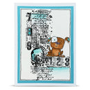 AALL & Create A6 Clear Stamp Set - Bee Geometry, AALL-TP-1341