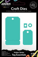 Arden Creative Studio Maker Series Craft Die Set - Tag Essentials, ACSCD0003