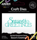 Arden Creative Studio Stacked Sentiment Series Die - Season's Greetings, ACSCD0017