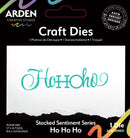 Arden Creative Studio Stacked Sentiment Series Die Set - Ho, Ho, Ho, ACSCD0021