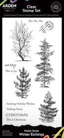 Arden Creative StudioMaker Series Stamp Set - Winter Etchings, ACSCS0012