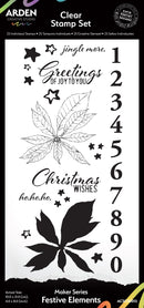 Arden Creative Studio Maker Series Stamp Set - Festive Elements, ACSCS0013