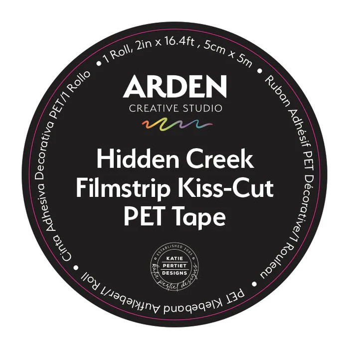 Arden Creative Studio Hidden Creek Filmstrip Kiss-Cut PET Tape, ACSCT0001