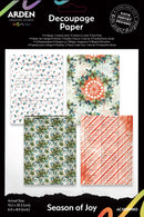Arden Creative Studio Season of Joy - Decoupage Paper, ACSDP0002