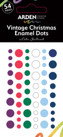 Arden Creative Studio Vintage Christmas - Enamel Dots, ACSED0002 by Cathie Shuttleworth