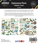 Arden Creative Studio Hidden Creek - Ephemera Pack, ACSEP0001