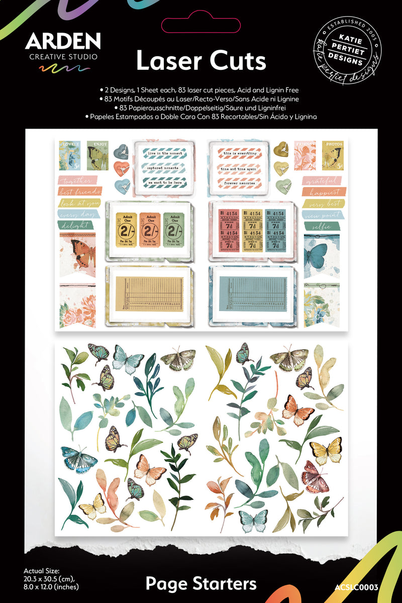 Arden Creative Studio Page Starters Laser Cuts, ACSLC0003