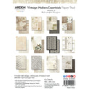 Arden Creative Studio Vintage Makers Essentials 6in x 8in Paper Pack, ACSPP0003