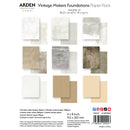 Arden Creative Studio Vintage Makers Foundations 6in x 8in Paper Pack, ACSPP0004