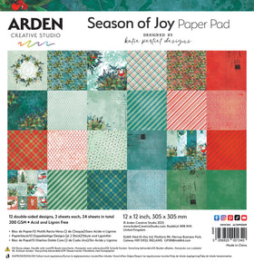 Arden Creative Studio Season of Joy - 12x12 Paper Pad, ACSPP0009
