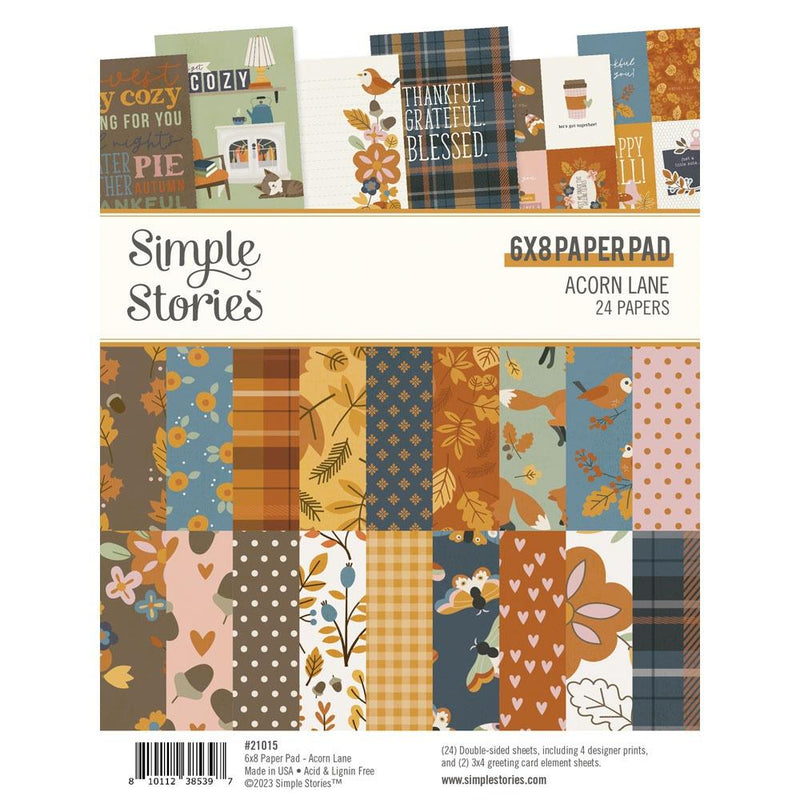 Simple Stories - Acorn Lane - 6x8 Paper Pad, AL21015