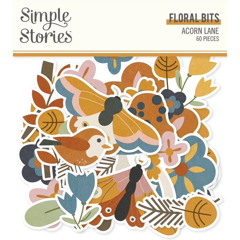 Simple Stories - Acorn Lane - Floral Bits, AL21020