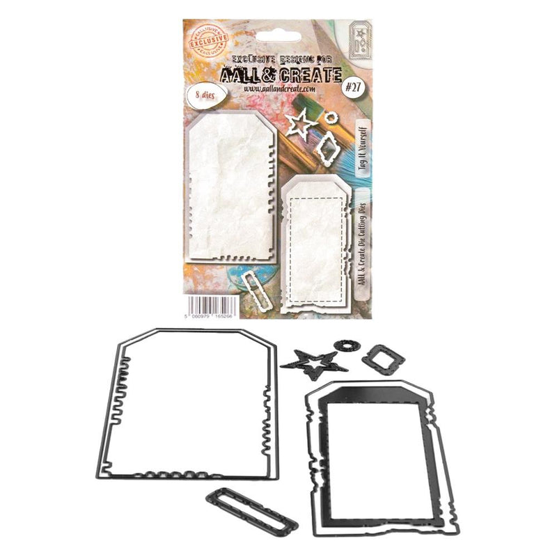 AALL & Create Cutting Die Set - Tag It Yours elf, ALLDI027