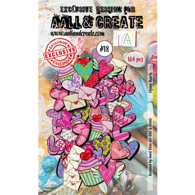 AAll & Create Ephemera - Flying Hearts, ALLEP018