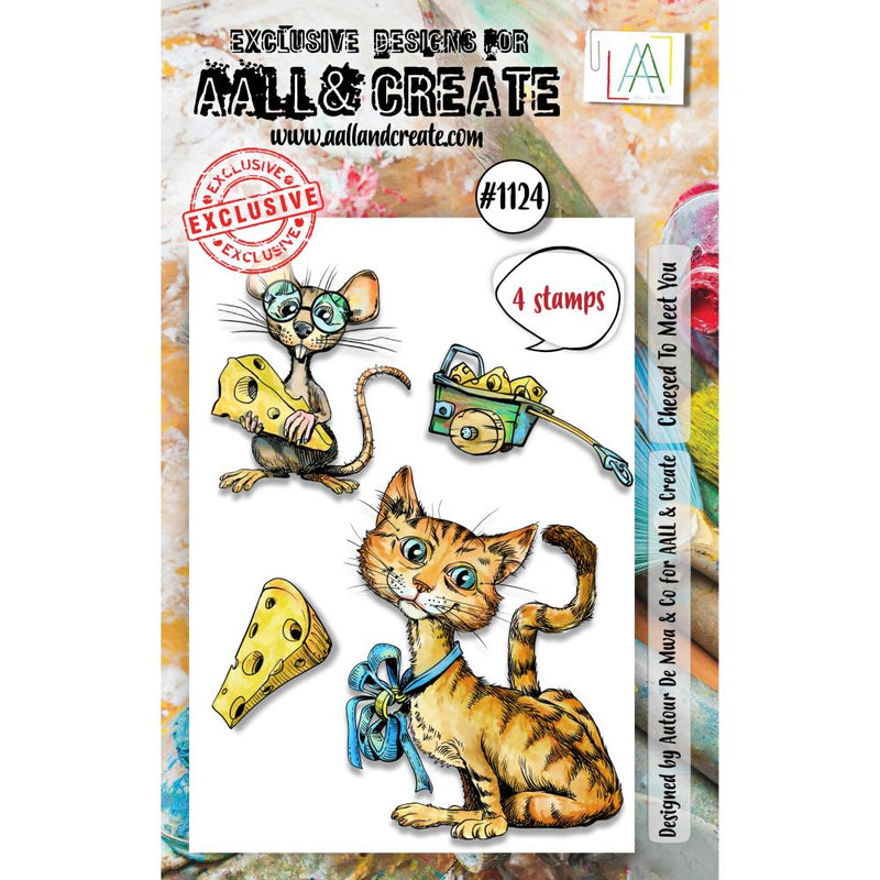 AALL & Create A7 Clear Stamp Set - Cheesed to Meet You