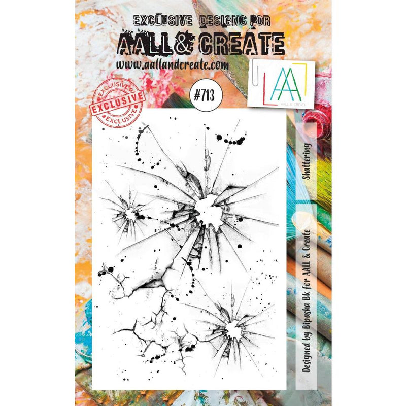 AALL & Create A7 Clear Stamp Set - Shattering, ALLTP713
