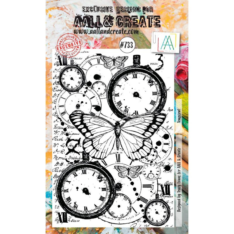 AALL & Create A6 Clear Stamp Set - Temporal, ALLTP733