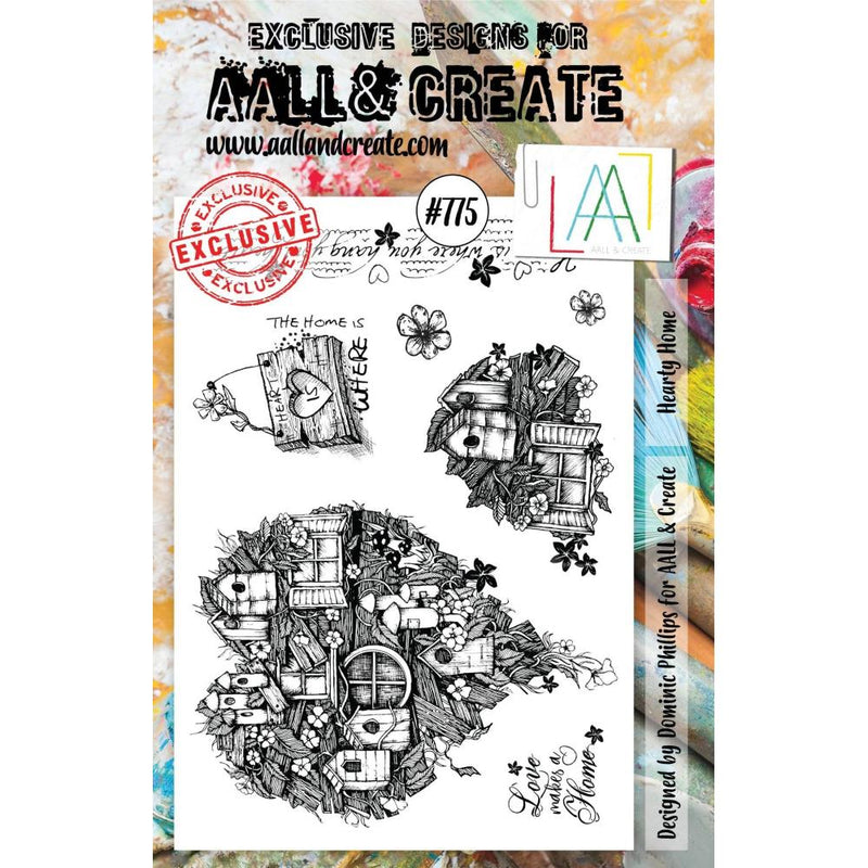 AALL & Create A6 Clear Stamp Set - Hearty Home, ALLTP775